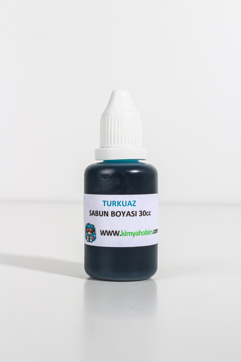 Turkuaz Sıvı Sabun Boyası 30CC 