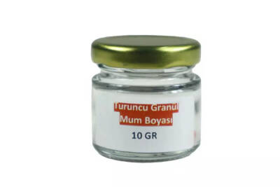 Turuncu Granül Mum Boyası 10 GR - 1