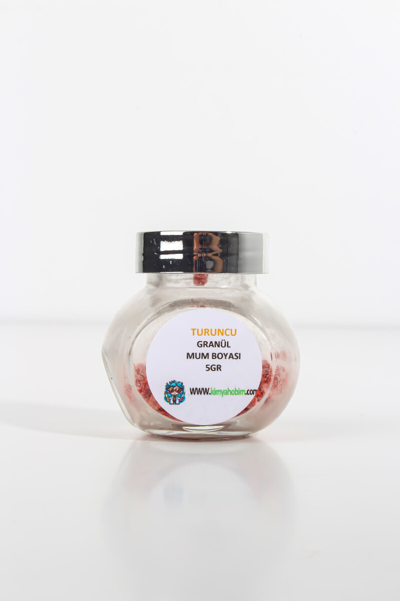 Turuncu Granül Mum Boyası 5GR 