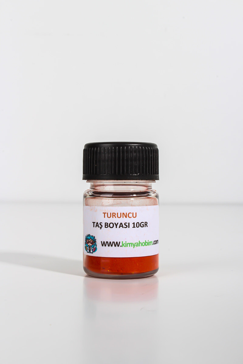 Turuncu Taş Boyası Toz 10GR 