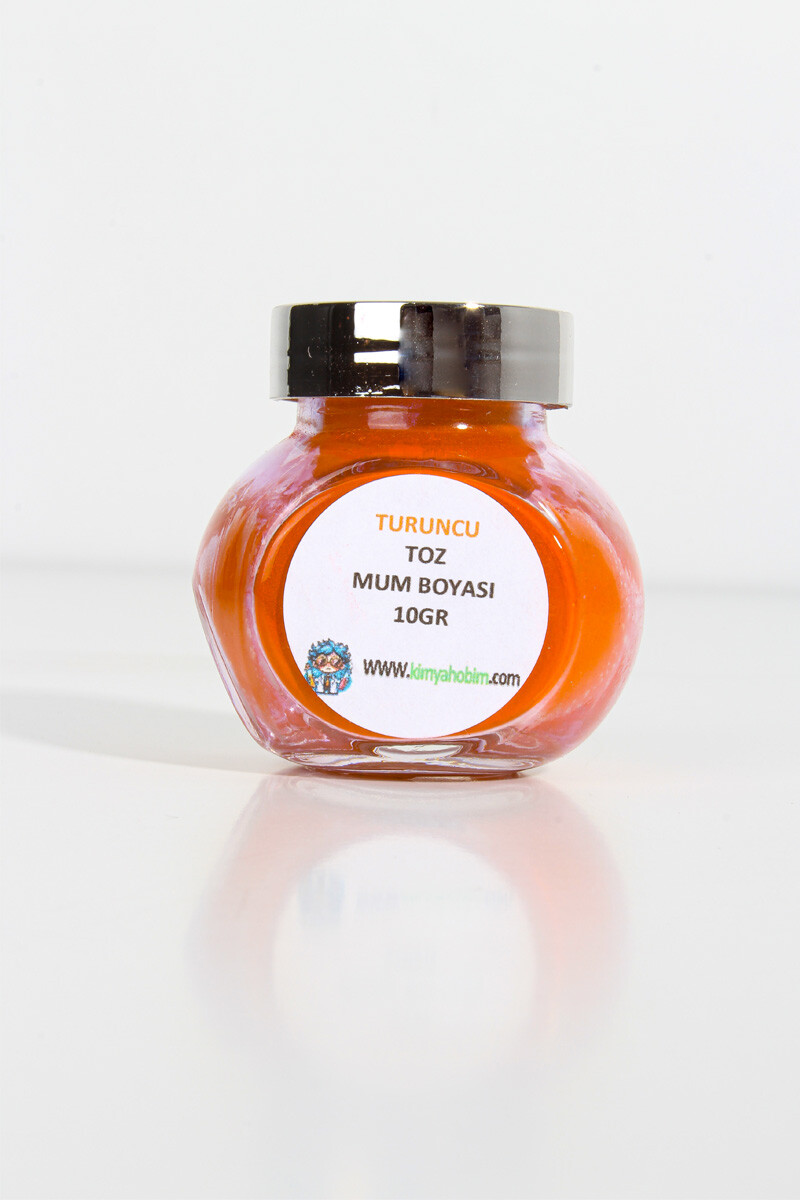 Turuncu Toz Mum Boyası 10GR 