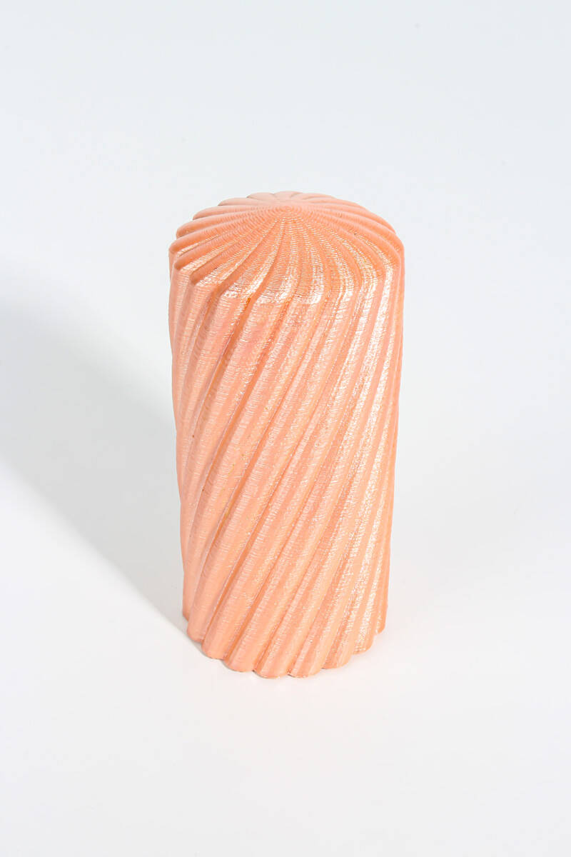 Twister Silindir Silikon Mum Kalıbı KHM53 - 2