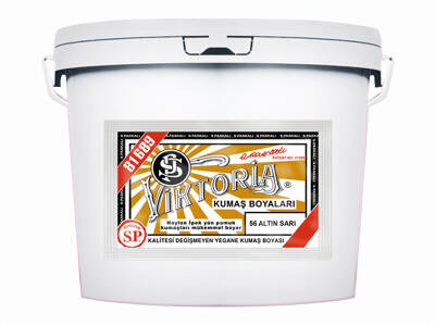 Viktoria Kumaş Boyası 56 Altın Sarı Renk 5 Kg - 1