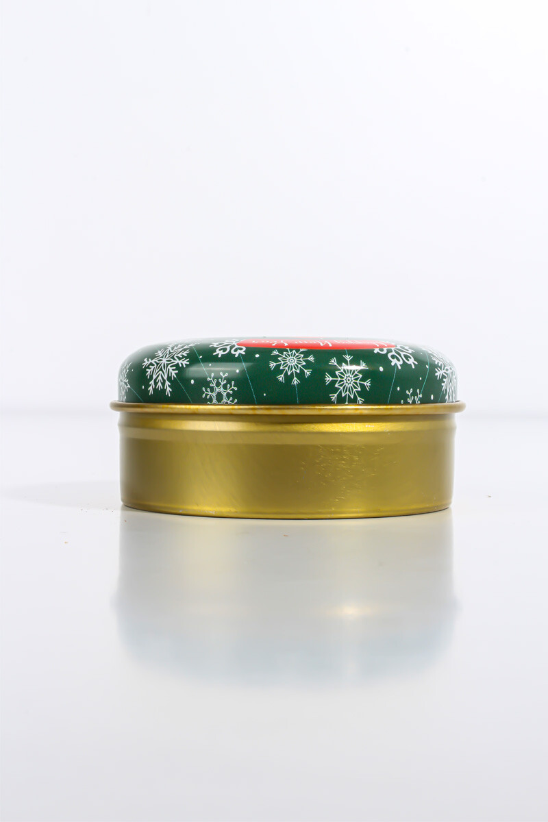 Yeni Yıl Yılbaşı Figürlü Metal Kutu 75CC 10 Adet - 3