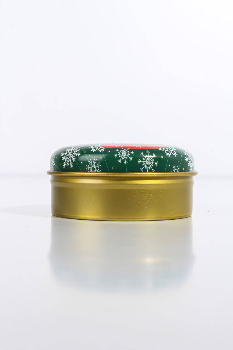 Yeni Yıl Yılbaşı Figürlü Metal Kutu 75CC 10 Adet - 3