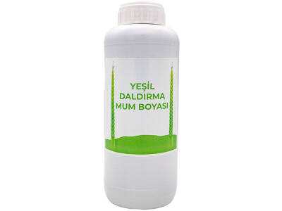 Yeşil Daldırma Sıvı Mum Boyası 1 LT - 3