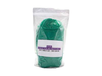 Yeşil Epoksi Toz Pigment Boya 100 GR - 1