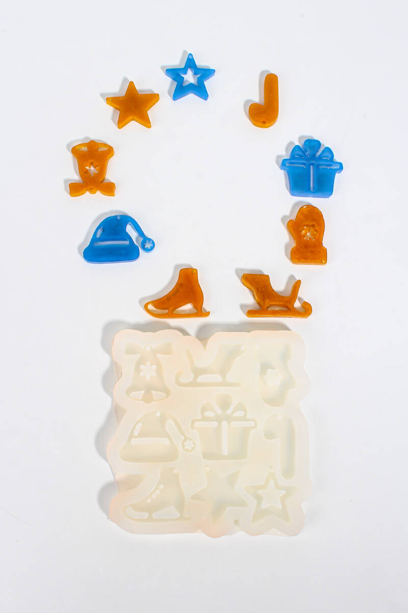Yılbaşı Figürü Epoksi Silikon Kalıbı KHE766 - 3