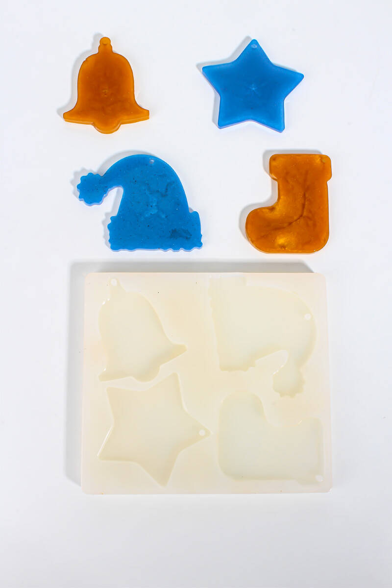 Yılbaşı Figürü Epoksi Silikon Kalıbı KHE773 - 3