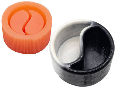 Yin Yang Silikon Mum Kalıbı KHM239 - 2