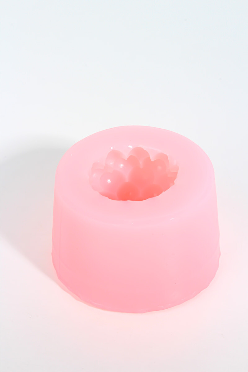 Yuvarlak Bubble Silikon Mum Kalıbı KHM64 - 3