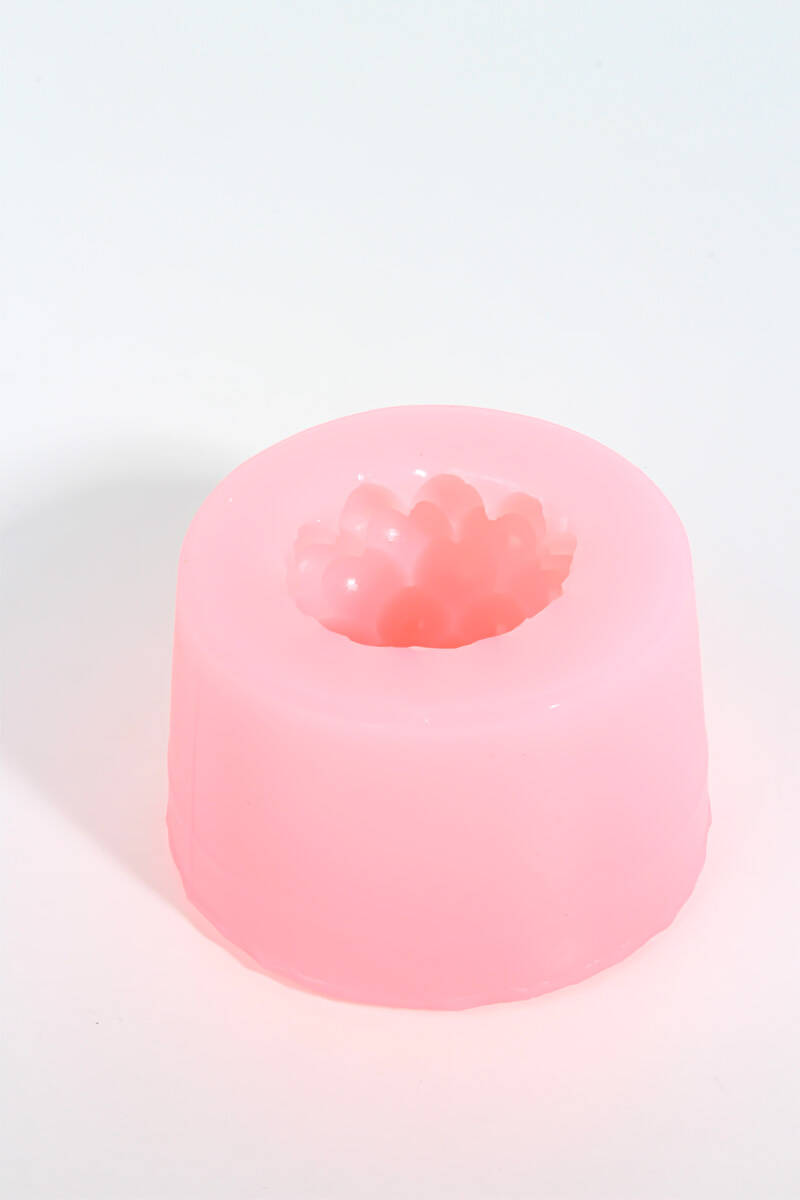 Yuvarlak Bubble Silikon Mum Kalıbı KHM64 - 3