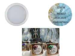Yuvarlak Magnet Epoksi Reçine Kalıbı KHEPK423 - 1
