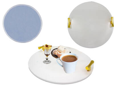 Yuvarlak Tepsi Epoksi Reçine Kalıbı KHEPK512 - 1